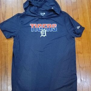 New Era Navy Tigers Short Sleeve Tee